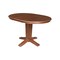 International Concepts 36 in. Solid Wood Round Top Pedestal Table w/12 in. Leaf-30.1 in.High-Dining Height, Distressed Oak K42-36RXT-23B - alternate 6